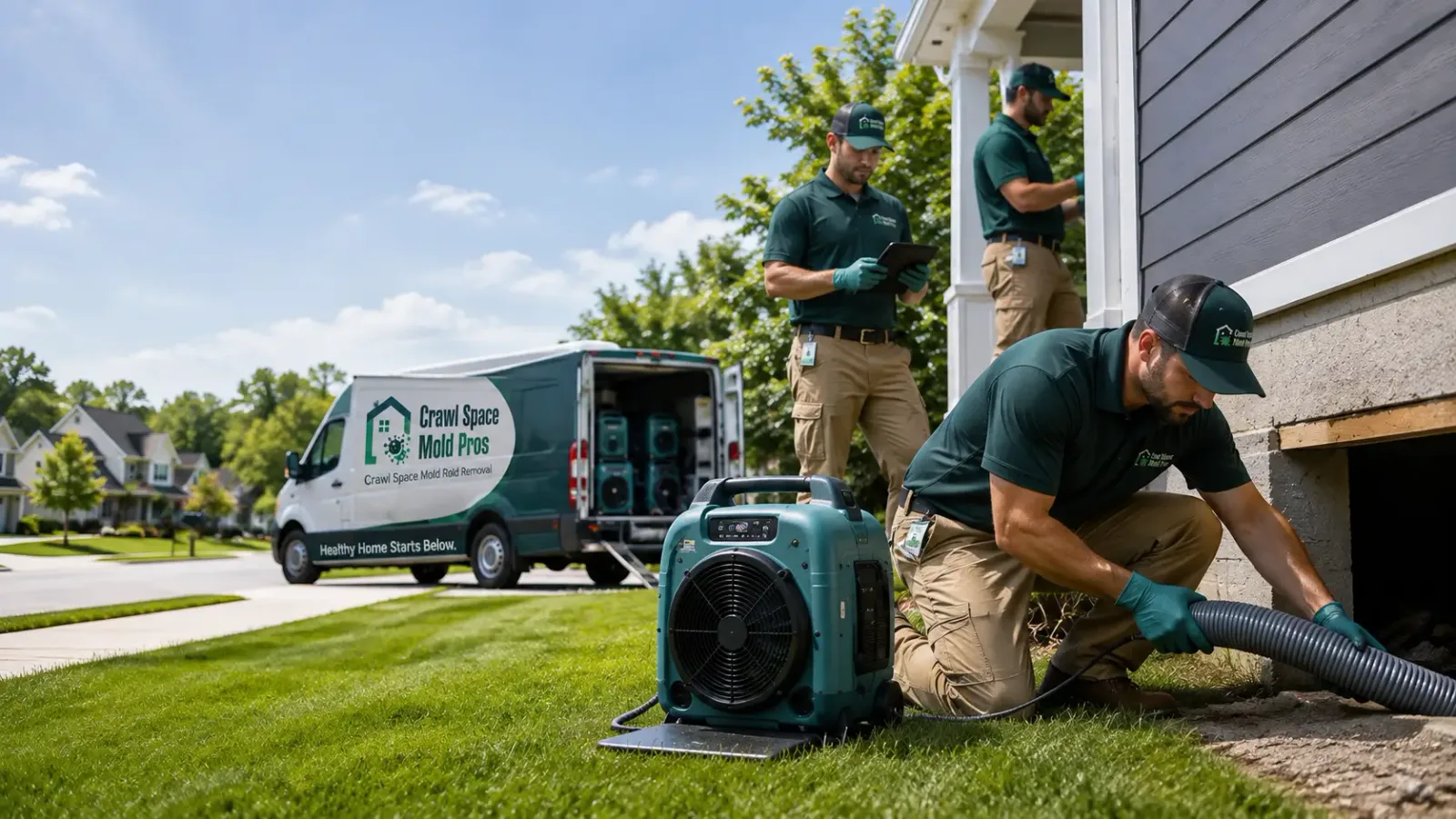 Crawl Space Mold Removal in Clinton, NY